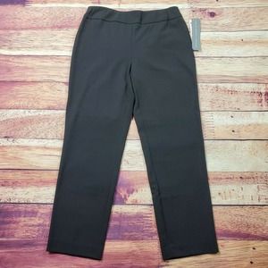 CC - JM Collection Pull-On Dress Pants Women 4P Petite Black Tummy Control